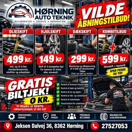 Vi fejrede åbningen.